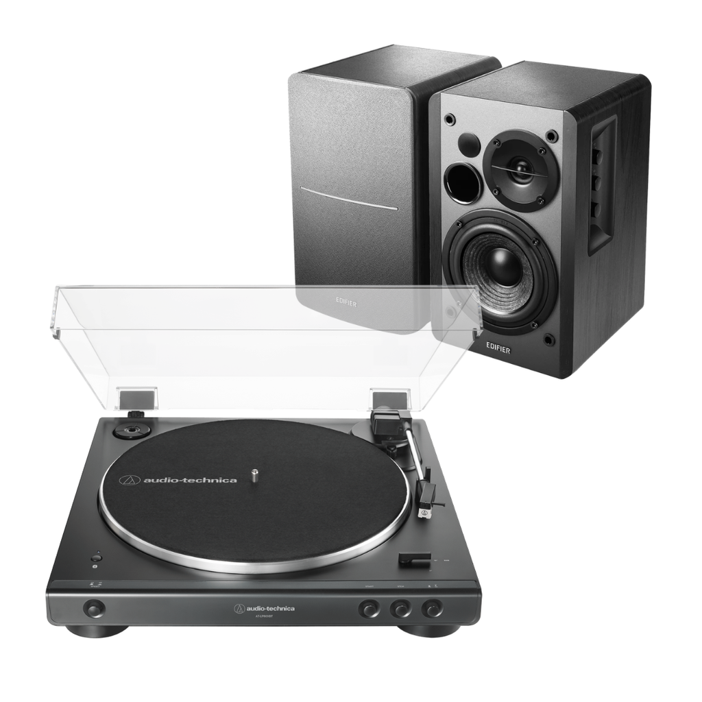 AT-LP60XBT + Edifier R1280DB Bundle