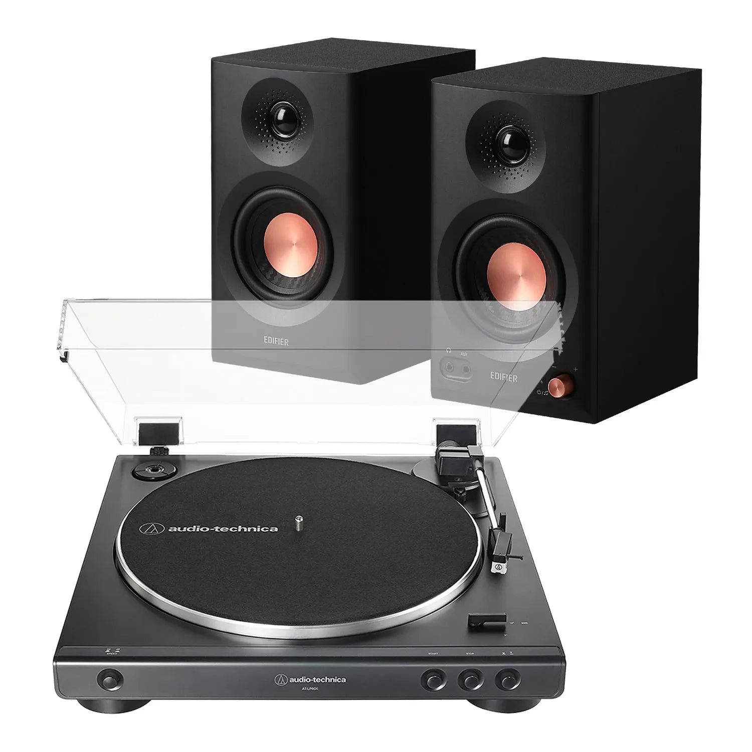 AT-LP60X + Edifier MR3 Bundle