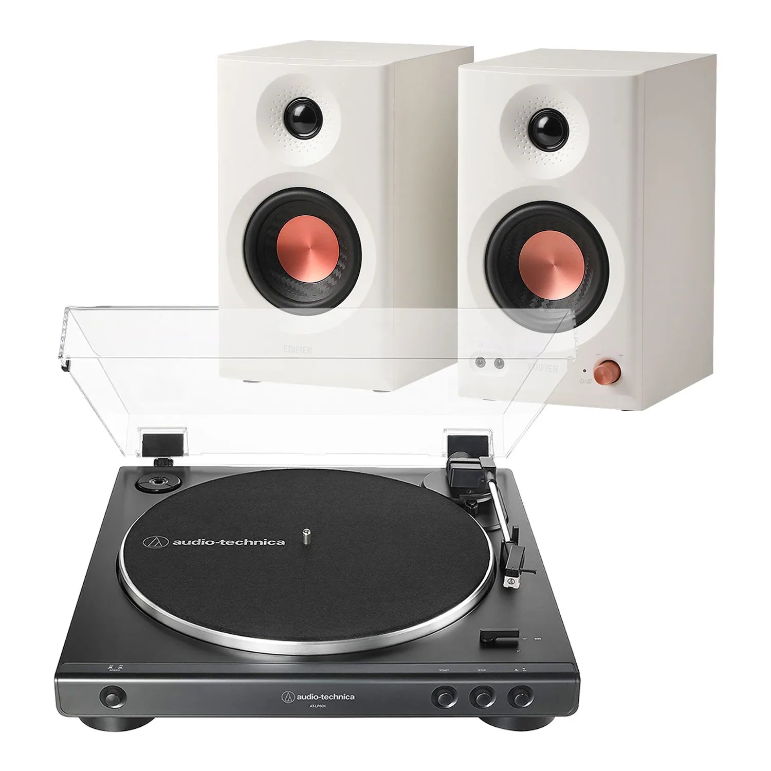 AT-LP60X + Edifier MR3 Bundle