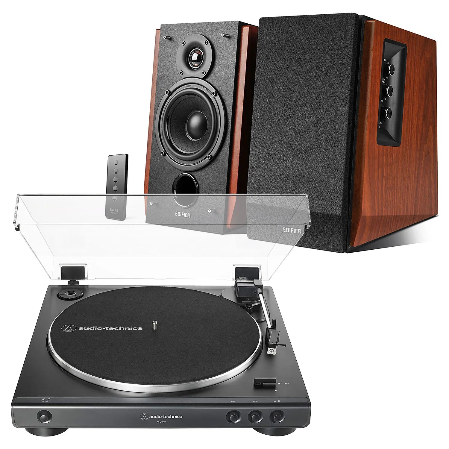 AT-LP60X + Edifier R1700BT Bundle