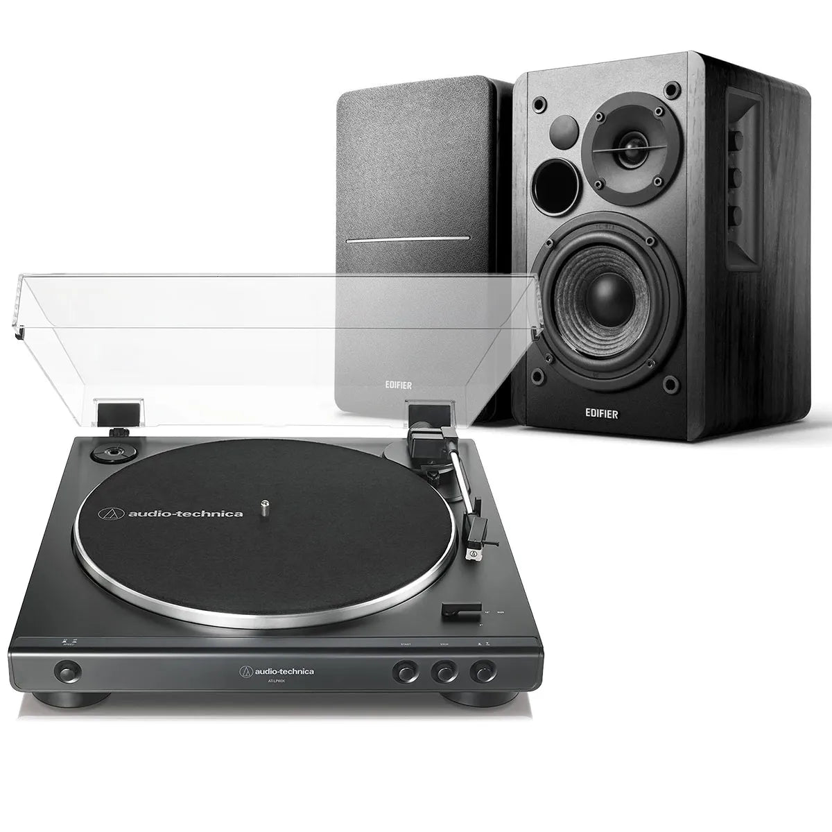 AT-LP60X + Edifier R1280DB Bundle