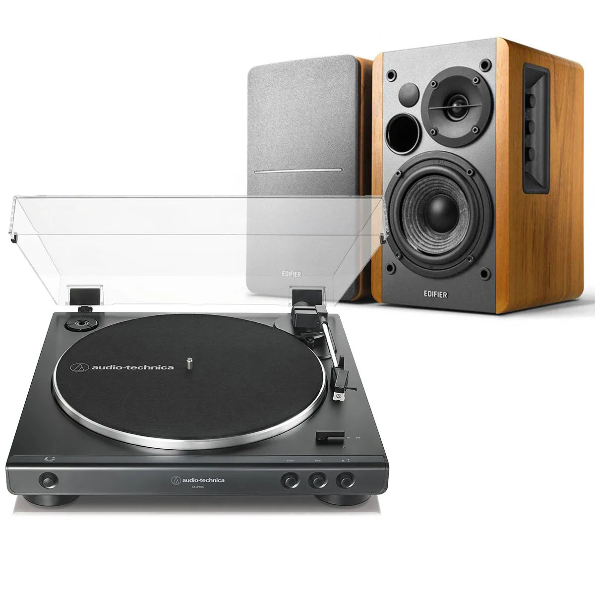 AT-LP60X + Edifier R1280DB Bundle